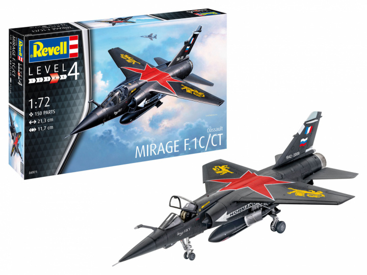 Revell 1:72 Model Set Mirage F-1 C / CT ryhmässä URHEILU, VAPAA-AIKA JA HARRASTUS / Harrastus / Muovimallit / Aloituspakkaukset/Lahjapakkaukset @ TP E-commerce Nordic AB (A08122)