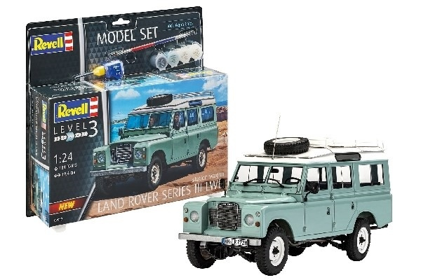 Revell 1:24 Model Set Land Rover Series III ryhmässä URHEILU, VAPAA-AIKA JA HARRASTUS / Harrastus / Muovimallit / Aloituspakkaukset/Lahjapakkaukset @ TP E-commerce Nordic AB (A08167)