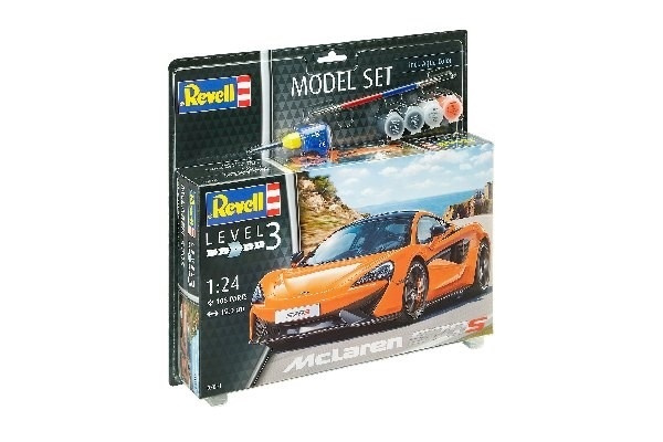 Revell Model Set McLaren 570S ryhmässä URHEILU, VAPAA-AIKA JA HARRASTUS / Harrastus / Muovimallit / Aloituspakkaukset/Lahjapakkaukset @ TP E-commerce Nordic AB (A08169)