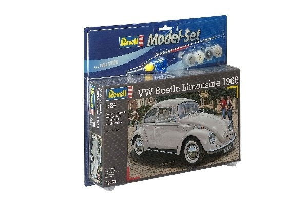 Revell Model Set VW Beetle Limousine 68 ryhmässä URHEILU, VAPAA-AIKA JA HARRASTUS / Harrastus / Muovimallit / Aloituspakkaukset/Lahjapakkaukset @ TP E-commerce Nordic AB (A08173)