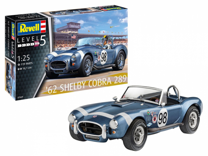 Revell 1:25 Model Set AC Cobra 289 ryhmässä URHEILU, VAPAA-AIKA JA HARRASTUS / Harrastus / Muovimallit / Aloituspakkaukset/Lahjapakkaukset @ TP E-commerce Nordic AB (A08193)