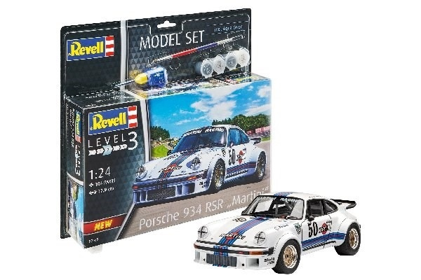 Revell Model Set Porsche 934 RSR\'Martin ryhmässä URHEILU, VAPAA-AIKA JA HARRASTUS / Harrastus / Muovimallit / Aloituspakkaukset/Lahjapakkaukset @ TP E-commerce Nordic AB (A08201)