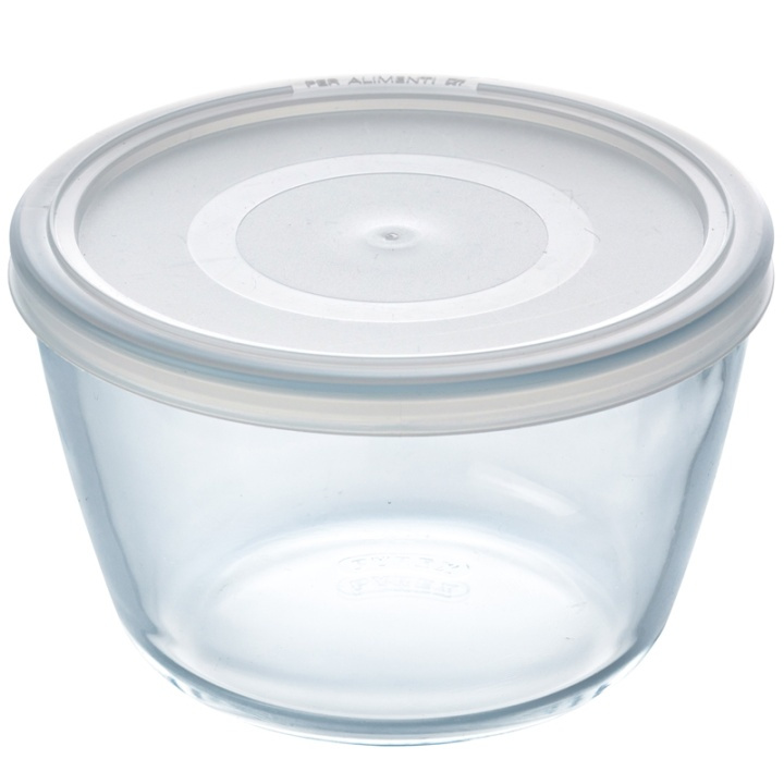 Pyrex Rund form med plastlock 16cm/1 ryhmässä KOTI, TALOUS JA PUUTARHA / Keittiövälineet / Uunivuoat @ TP E-commerce Nordic AB (A08594)