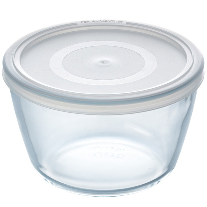 Pyrex Rund form med plastlock 16cm/1 ryhmässä KOTI, TALOUS JA PUUTARHA / Keittiövälineet / Uunivuoat @ TP E-commerce Nordic AB (A08594)