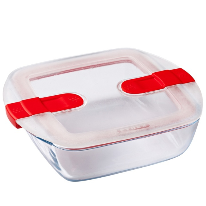 Pyrex Mikroaaltouunivuoka kannella 17x10cm/0,4L ryhmässä KOTI, TALOUS JA PUUTARHA / Keittiövälineet / Uunivuoat @ TP E-commerce Nordic AB (A08597)