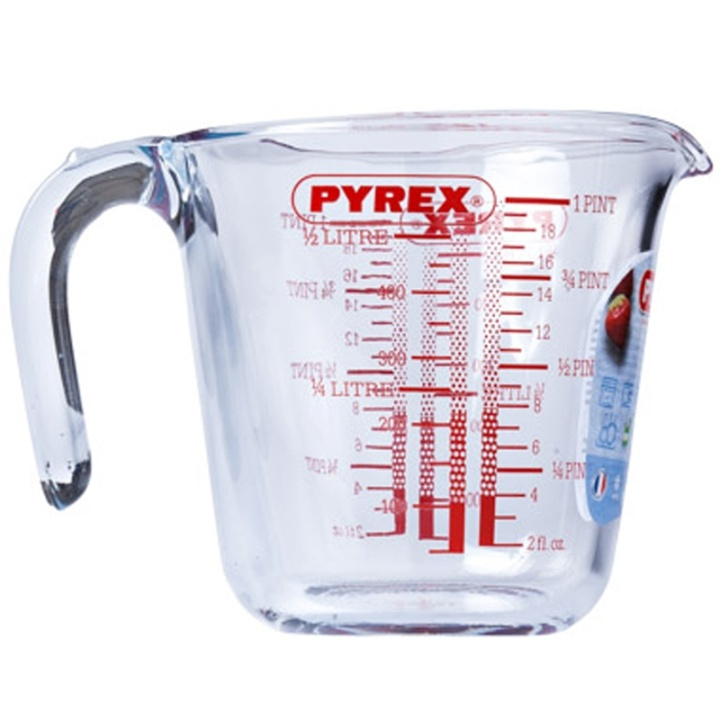 Pyrex Måttkanna glas 0,50L ryhmässä KOTI, TALOUS JA PUUTARHA / Keittiövälineet / Leivontatarvikkeet @ TP E-commerce Nordic AB (A08602)