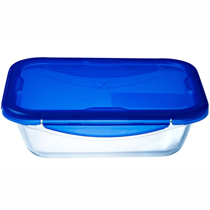 Pyrex Medium form med med snäpplock ryhmässä KOTI, TALOUS JA PUUTARHA / Keittiövälineet / Uunivuoat @ TP E-commerce Nordic AB (A08605)