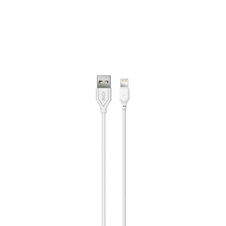 XO NB103 USB - Lightning-kaapeli (2.1A) 1m, valkoinen ryhmässä ÄLYPUHELIMET JA TABLETIT / Laturit & Kaapelit / Kaapelit / Lightning kaapelit @ TP E-commerce Nordic AB (A08751)