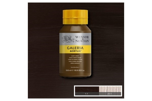 Galeria Acrylic 500Ml Burnt Umber 076 ryhmässä URHEILU, VAPAA-AIKA JA HARRASTUS / Harrastus / Maalaa ja piirrä / Taiteilijavärit / Akryyli @ TP E-commerce Nordic AB (A08782)