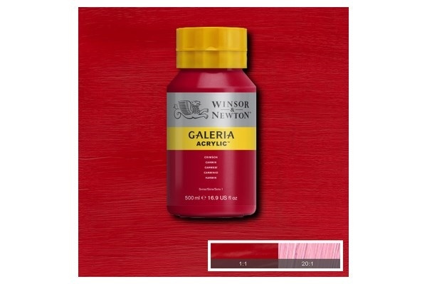 Galeria Acrylic 500Ml Crimson 203 ryhmässä URHEILU, VAPAA-AIKA JA HARRASTUS / Harrastus / Maalaa ja piirrä / Taiteilijavärit / Akryyli @ TP E-commerce Nordic AB (A08791)