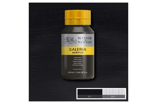 Galeria Acrylic 500Ml Ivory Black 331 ryhmässä URHEILU, VAPAA-AIKA JA HARRASTUS / Harrastus / Maalaa ja piirrä / Taiteilijavärit / Akryyli @ TP E-commerce Nordic AB (A08798)