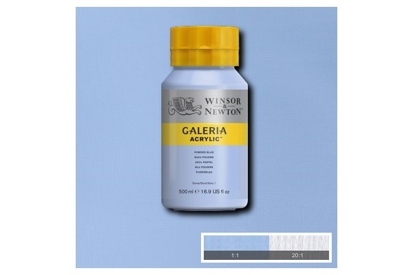 Galeria Acrylic 500Ml Powder Blue 446 ryhmässä URHEILU, VAPAA-AIKA JA HARRASTUS / Harrastus / Maalaa ja piirrä / Taiteilijavärit / Akryyli @ TP E-commerce Nordic AB (A08809)