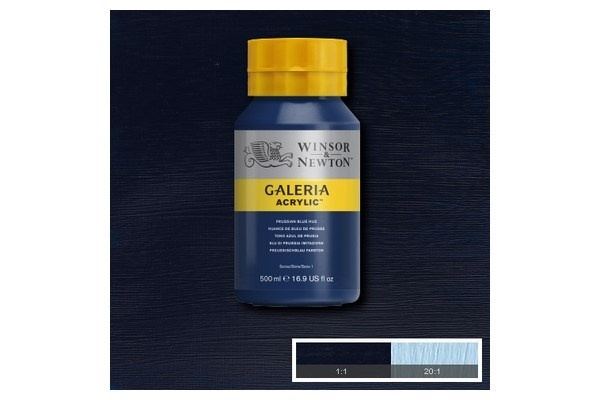 Galeria Acrylic 500Ml Prussian Blue Hue 541 ryhmässä URHEILU, VAPAA-AIKA JA HARRASTUS / Harrastus / Maalaa ja piirrä / Taiteilijavärit / Akryyli @ TP E-commerce Nordic AB (A08824)