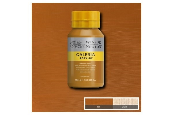 Galeria Acrylic 500Ml Raw Sienna Opaque 553 ryhmässä URHEILU, VAPAA-AIKA JA HARRASTUS / Harrastus / Maalaa ja piirrä / Taiteilijavärit / Akryyli @ TP E-commerce Nordic AB (A08826)