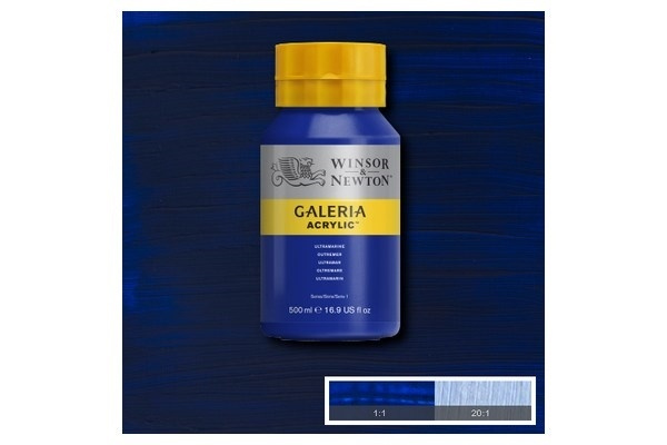 Galeria Acrylic 500Ml Ultramarine 660 ryhmässä URHEILU, VAPAA-AIKA JA HARRASTUS / Harrastus / Maalaa ja piirrä / Taiteilijavärit / Akryyli @ TP E-commerce Nordic AB (A08833)