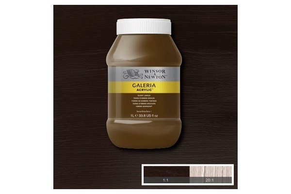 Galeria Acrylic 1L Burnt Umber 076 ryhmässä URHEILU, VAPAA-AIKA JA HARRASTUS / Harrastus / Maalaa ja piirrä / Taiteilijavärit / Akryyli @ TP E-commerce Nordic AB (A08896)