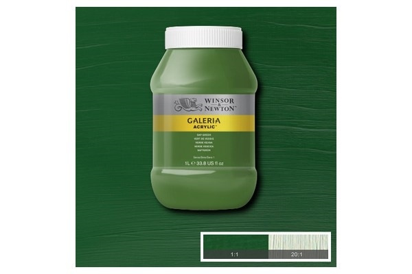 Galeria Acrylic 1L Sap Green 599 ryhmässä URHEILU, VAPAA-AIKA JA HARRASTUS / Harrastus / Maalaa ja piirrä / Taiteilijavärit / Akryyli @ TP E-commerce Nordic AB (A08904)