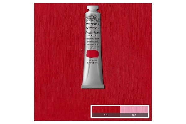 Prof Acrylic 200ML NAPHTHOL RED MEDIUM 423 ryhmässä URHEILU, VAPAA-AIKA JA HARRASTUS / Harrastus / Maalaa ja piirrä / Taiteilijavärit / Akryyli @ TP E-commerce Nordic AB (A08929)