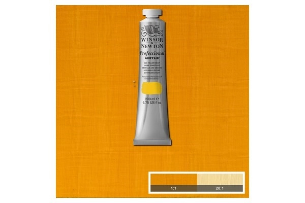 Prof Acrylic 200ML AZO YELLOW DEEP 039 ryhmässä URHEILU, VAPAA-AIKA JA HARRASTUS / Harrastus / Maalaa ja piirrä / Taiteilijavärit / Akryyli @ TP E-commerce Nordic AB (A08945)
