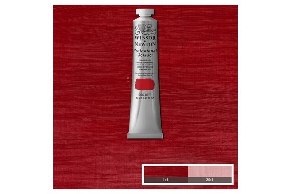 Prof Acrylic 200ML PERYLENE RED 464 ryhmässä URHEILU, VAPAA-AIKA JA HARRASTUS / Harrastus / Maalaa ja piirrä / Taiteilijavärit / Akryyli @ TP E-commerce Nordic AB (A08947)