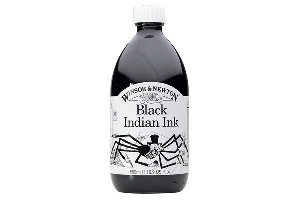 Drawing Ink 030 Black Indian ink, 500 ml ryhmässä URHEILU, VAPAA-AIKA JA HARRASTUS / Harrastus / Maalaa ja piirrä / Taiteilijavärit / Muste @ TP E-commerce Nordic AB (A08951)