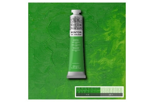 WINTON OIL COL 200 ml Perm green light (48) 483 ryhmässä URHEILU, VAPAA-AIKA JA HARRASTUS / Harrastus / Maalaa ja piirrä / Taiteilijavärit / Öljyvärit @ TP E-commerce Nordic AB (A09038)