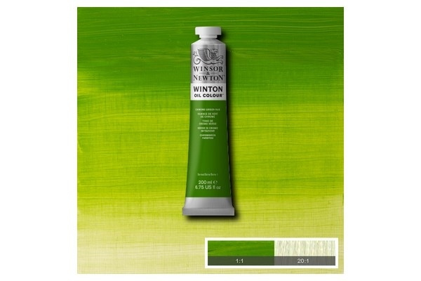 WINTON OIL COL 200 ml Chrome green hue (11) 145 ryhmässä URHEILU, VAPAA-AIKA JA HARRASTUS / Harrastus / Maalaa ja piirrä / Taiteilijavärit / Öljyvärit @ TP E-commerce Nordic AB (A09039)