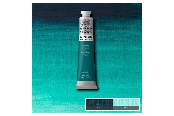 WINTON OIL COL 200 ml Viridian hue (43) 696 ryhmässä URHEILU, VAPAA-AIKA JA HARRASTUS / Harrastus / Maalaa ja piirrä / Taiteilijavärit / Öljyvärit @ TP E-commerce Nordic AB (A09040)