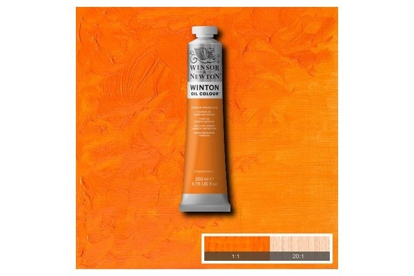 WINTON OIL COL 200 ml Cad orange hue (04) 090 ryhmässä URHEILU, VAPAA-AIKA JA HARRASTUS / Harrastus / Maalaa ja piirrä / Taiteilijavärit / Öljyvärit @ TP E-commerce Nordic AB (A09047)