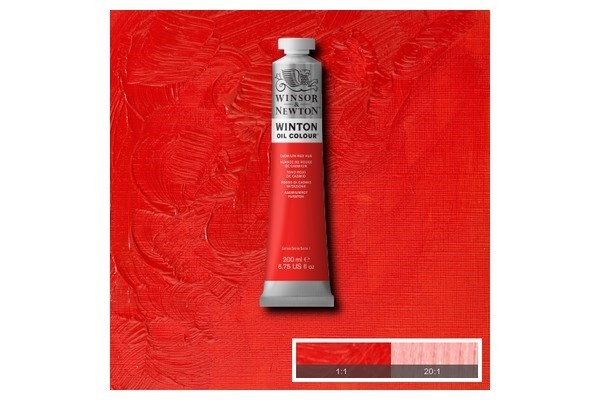 WINTON OIL COL 200 ml Cadmium red hue (05) 095 ryhmässä URHEILU, VAPAA-AIKA JA HARRASTUS / Harrastus / Maalaa ja piirrä / Taiteilijavärit / Öljyvärit @ TP E-commerce Nordic AB (A09050)