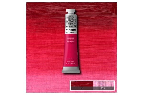 Winton Oil Col 200Ml (49) Permanent Rose 502 ryhmässä URHEILU, VAPAA-AIKA JA HARRASTUS / Harrastus / Maalaa ja piirrä / Taiteilijavärit / Öljyvärit @ TP E-commerce Nordic AB (A09053)