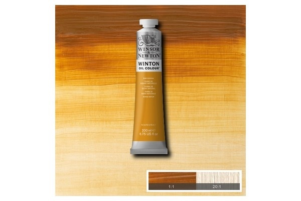 Winton Oil Col 200Ml (34) Raw Sienna 552 ryhmässä URHEILU, VAPAA-AIKA JA HARRASTUS / Harrastus / Maalaa ja piirrä / Taiteilijavärit / Öljyvärit @ TP E-commerce Nordic AB (A09060)