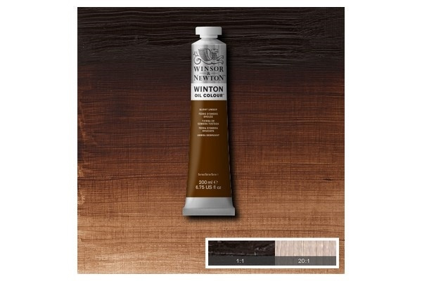 Winton Oil Col 200Ml (03) Burnt Umber 076 ryhmässä URHEILU, VAPAA-AIKA JA HARRASTUS / Harrastus / Maalaa ja piirrä / Taiteilijavärit / Öljyvärit @ TP E-commerce Nordic AB (A09064)