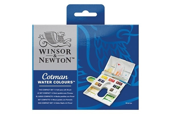 Cotman Watercolour set ryhmässä URHEILU, VAPAA-AIKA JA HARRASTUS / Harrastus / Maalaa ja piirrä / Taiteilijavärit / Akvarellivärit @ TP E-commerce Nordic AB (A09102)