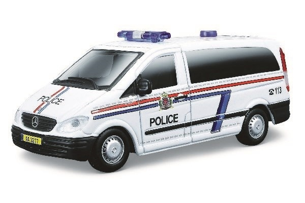 Police Mercedes-Benz Vito 1:50 ryhmässä LELUT, TUOTTEET LAPSILLE JA VAUVOILLE / Leikkikalut, Askartelu &Pelit / Leikkiautot @ TP E-commerce Nordic AB (A09203)