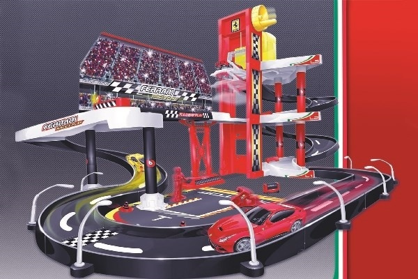 Ferrari racing garage incl. 1 car 1:43 ryhmässä LELUT, TUOTTEET LAPSILLE JA VAUVOILLE / Leikkikalut, Askartelu &Pelit / Leikkiautot @ TP E-commerce Nordic AB (A09251)
