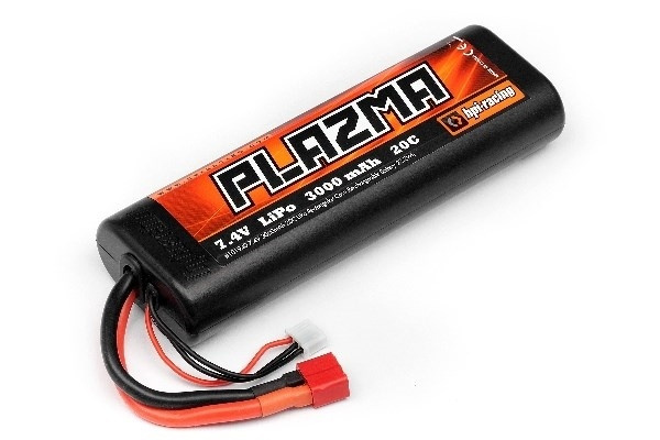 Plazma 7.4V 3000Mah 20C Lipo Rnd Case S.Pack 22.2W ryhmässä LELUT, TUOTTEET LAPSILLE JA VAUVOILLE / Radio-ohjattava / RC Akut / LiPo / 7,4V @ TP E-commerce Nordic AB (A09467)