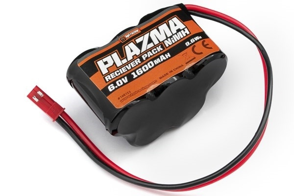 Plazma 6.0V 1600mAh NiMH Receiver Battery Pack ryhmässä LELUT, TUOTTEET LAPSILLE JA VAUVOILLE / Radio-ohjattava / RC Akut / NiMH / 6,0V @ TP E-commerce Nordic AB (A09494)