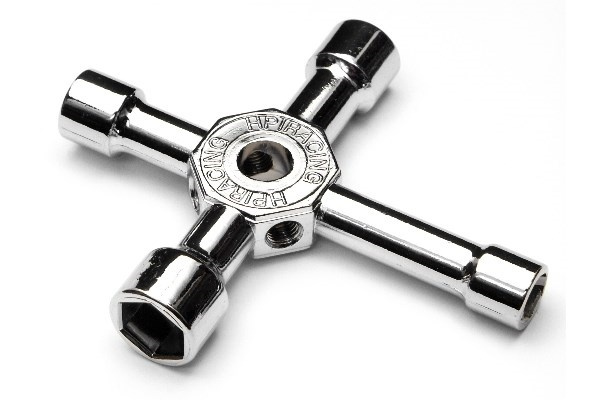 4 Way Glow Plug Wrench (Small) ryhmässä LELUT, TUOTTEET LAPSILLE JA VAUVOILLE / Radio-ohjattava / RC-työkalut @ TP E-commerce Nordic AB (A09536)