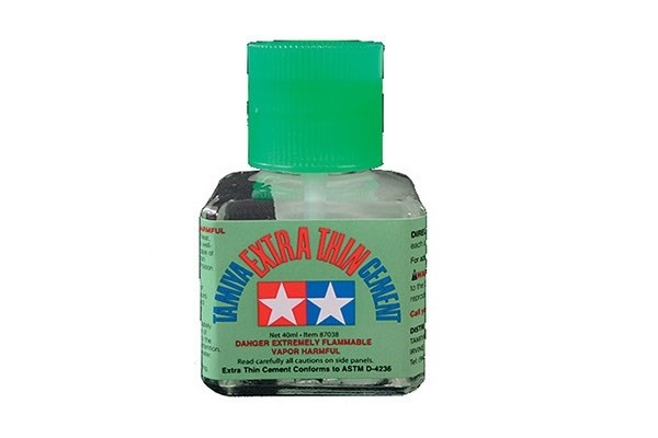 Tamiya Extra - Ohut sementti, liima 40ml ryhmässä URHEILU, VAPAA-AIKA JA HARRASTUS / Harrastus / Muovimallit / Liima @ TP E-commerce Nordic AB (A09575)