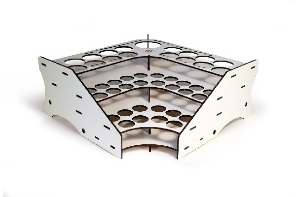 Paint Stand Corner -moduuli ryhmässä URHEILU, VAPAA-AIKA JA HARRASTUS / Harrastus / Airbrush / Tarvikkeet @ TP E-commerce Nordic AB (A09869)