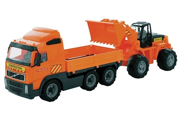 Volvo Lastbil med Dumper 865x225x325mm ryhmässä LELUT, TUOTTEET LAPSILLE JA VAUVOILLE / Leikkikalut, Askartelu &Pelit / Leikkiautot @ TP E-commerce Nordic AB (A10051)