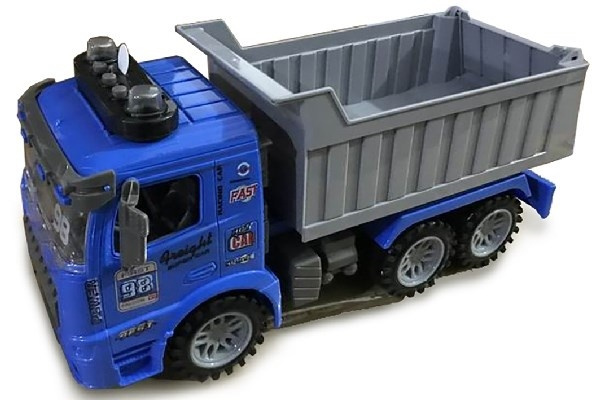 Kuorma-auto vetoauton kanssa, valo ja ääni 1:14, sininen ryhmässä LELUT, TUOTTEET LAPSILLE JA VAUVOILLE / Leikkikalut, Askartelu &Pelit / Leikkiautot @ TP E-commerce Nordic AB (A10088)