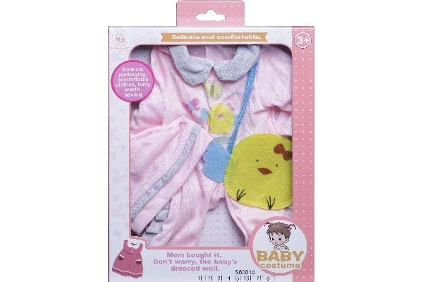 Sparkdräkt med hatt och väska till Miller Baby dockor ryhmässä LELUT, TUOTTEET LAPSILLE JA VAUVOILLE / Leikkikalut, Askartelu &Pelit / Nuket & Tarvikkeet @ TP E-commerce Nordic AB (A10128)