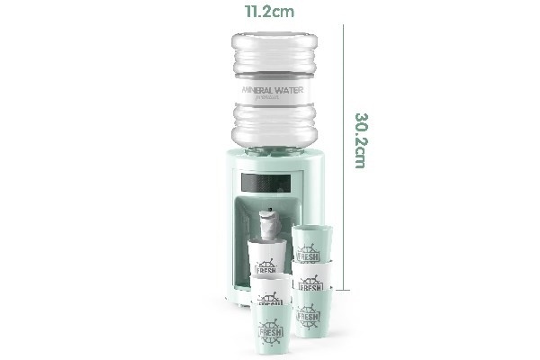 Home Elektrisk vattendispenser med 6 muggar 30,2x11,2cm ryhmässä LELUT, TUOTTEET LAPSILLE JA VAUVOILLE / Leikkikalut, Askartelu &Pelit / Pieni koti ja roolileikki @ TP E-commerce Nordic AB (A10160)
