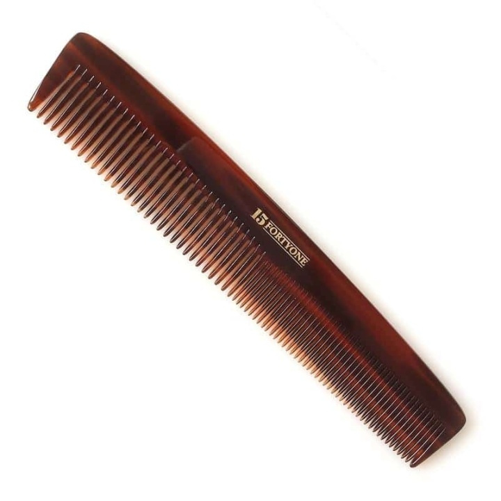 1541 London Dressing Hair Comb (Coarse/Fine Tooth) ryhmässä KAUNEUS JA TERVEYS / Hiukset &Stailaus / Sheivaus ja trimmaus / Partakampa & Partasuti @ TP E-commerce Nordic AB (A10176)