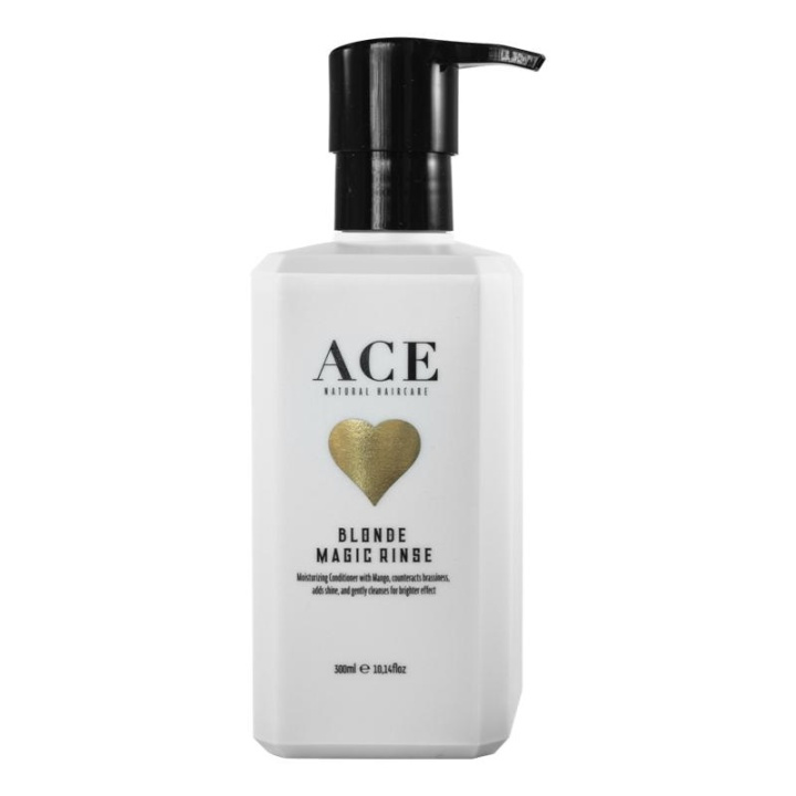 Ace Natural Haircare Blonde Magic Rinse 300ml ryhmässä KAUNEUS JA TERVEYS / Hiukset &Stailaus / Hiustenhoito / Hoitoaine @ TP E-commerce Nordic AB (A10194)