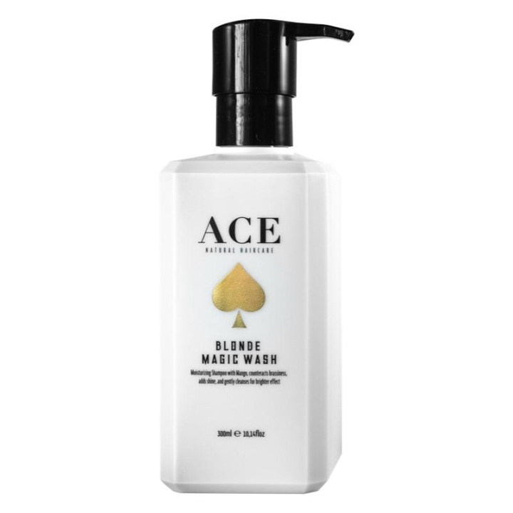 Ace Natural Haircare Blonde Magic Wash 300ml ryhmässä KAUNEUS JA TERVEYS / Hiukset &Stailaus / Hiustenhoito / Shampoo @ TP E-commerce Nordic AB (A10195)