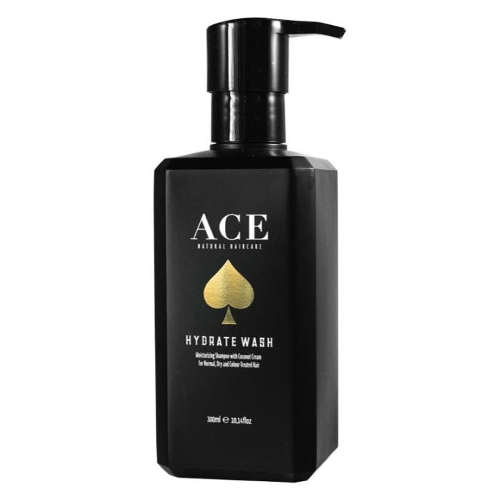 Ace Natural Haircare Hydrate Wash 300ml ryhmässä KAUNEUS JA TERVEYS / Hiukset &Stailaus / Hiustenhoito / Shampoo @ TP E-commerce Nordic AB (A10198)