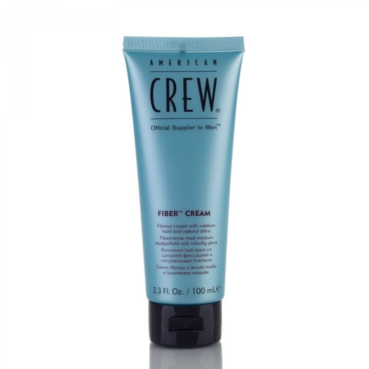 American Crew Fiber Cream 100ml ryhmässä KAUNEUS JA TERVEYS / Hiukset &Stailaus / Hiusten stailaus / Muotoiluvaahto @ TP E-commerce Nordic AB (A10225)